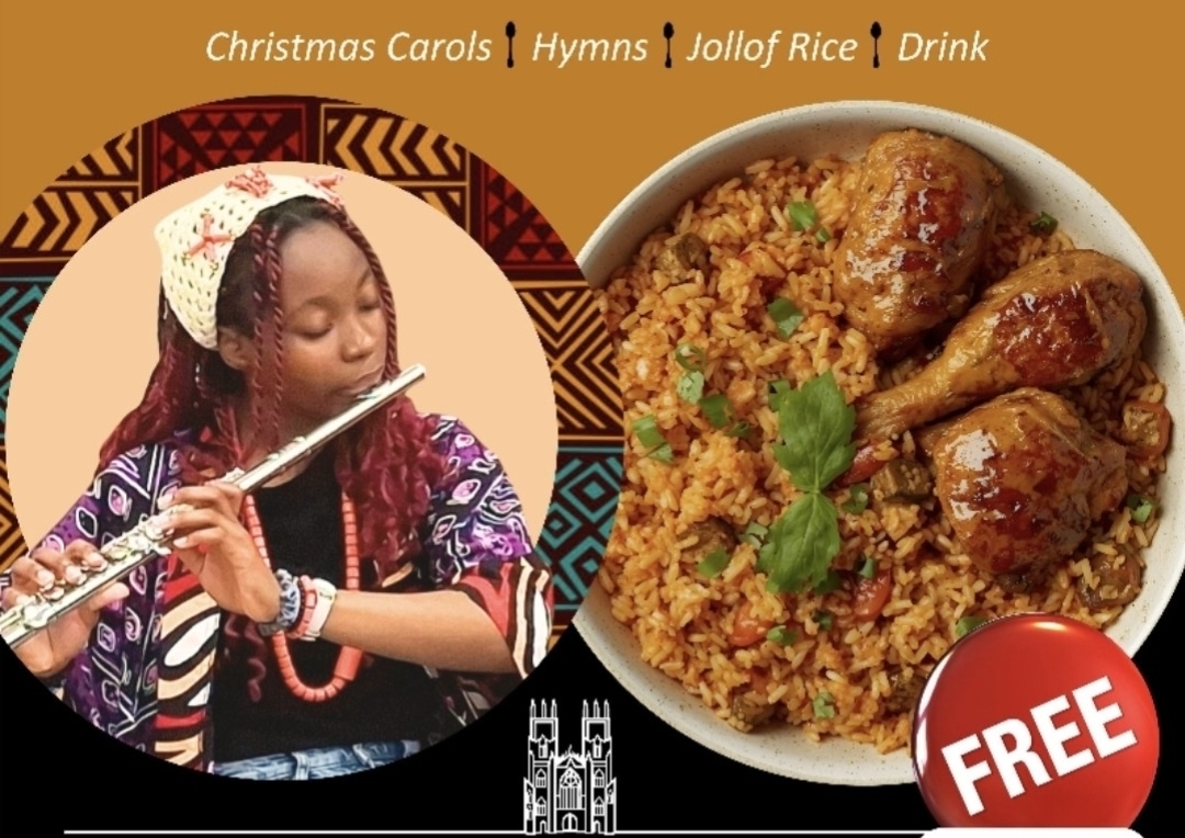 Original York Jollof Christmas Carol 2025 flyer, image 2