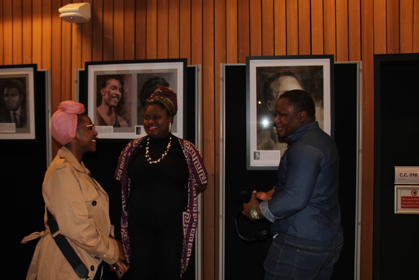 Black History Month exhibition at York St John University, York, photograph 7